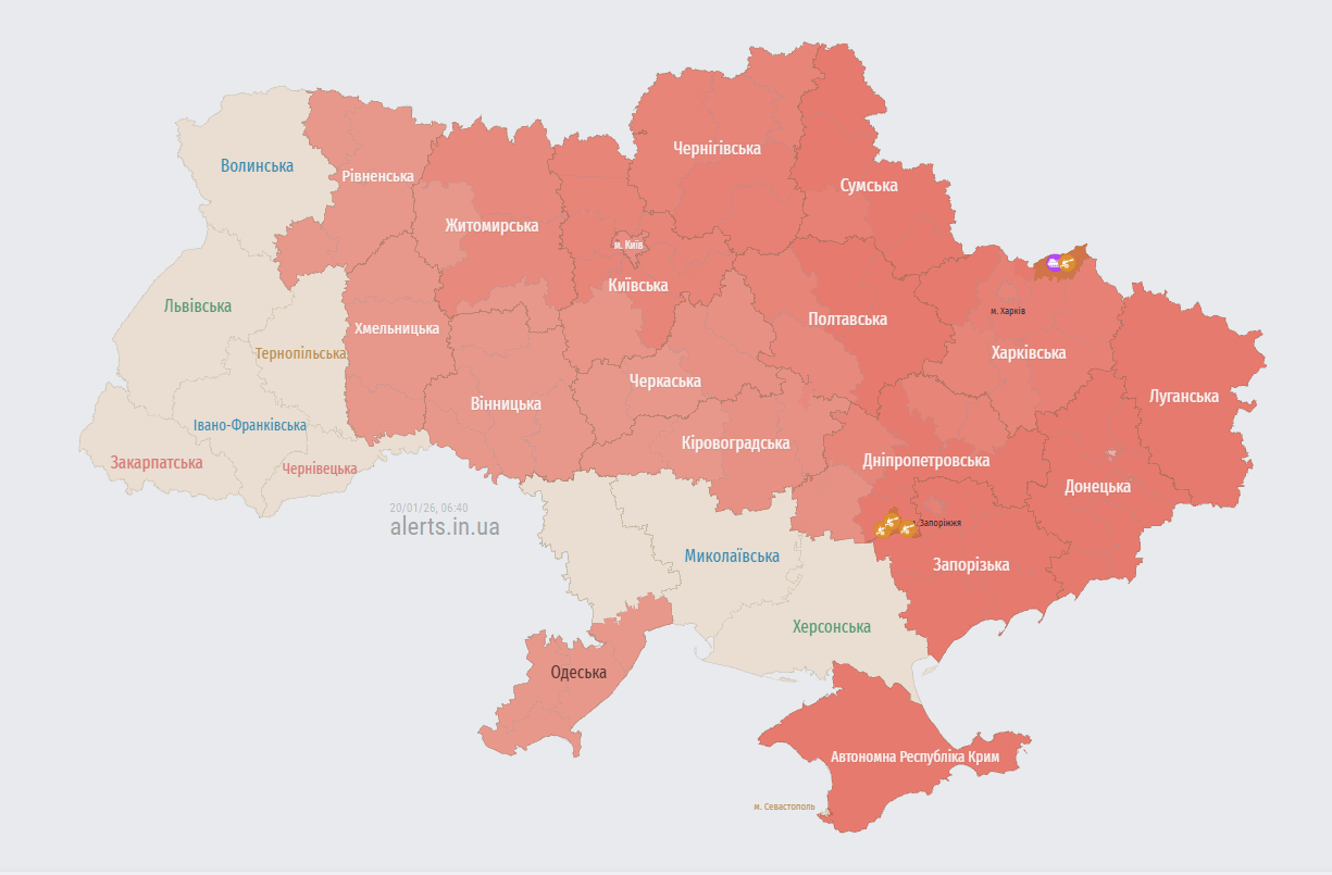 Росія запустила крилаті ракети: Україною шириться повітряна тривога